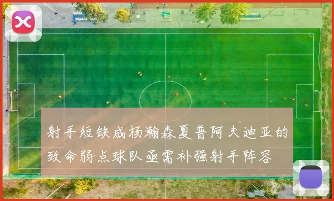 射手短缺成杨瀚森夏普阿夫迪亚的致命弱点球队亟需补强射手阵容