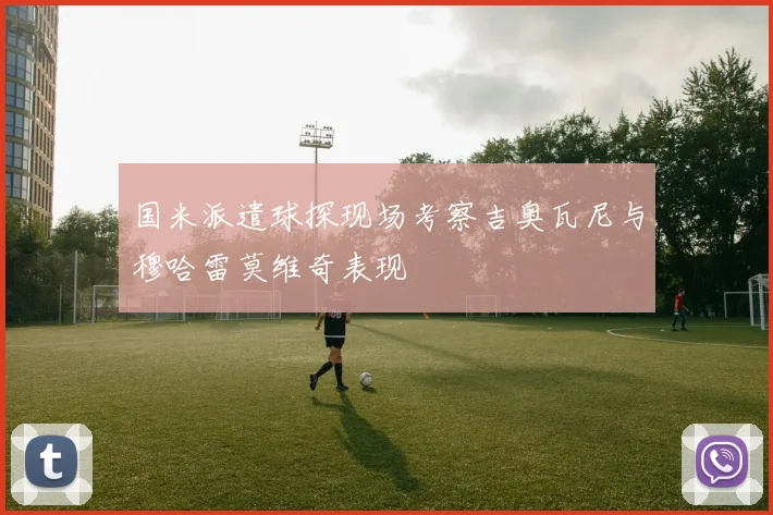 国米派遣球探现场考察吉奥瓦尼与穆哈雷莫维奇表现